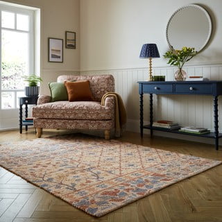 Ročno tkana preproga iz mešanice jute v naravni barvi 120x170 cm Taylor Patchwork – Flair Rugs
