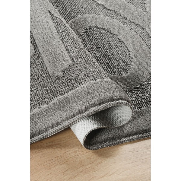 Antracitno siva kopalniška preproga 60x100 cm Enjoy – Foutastic-image-2