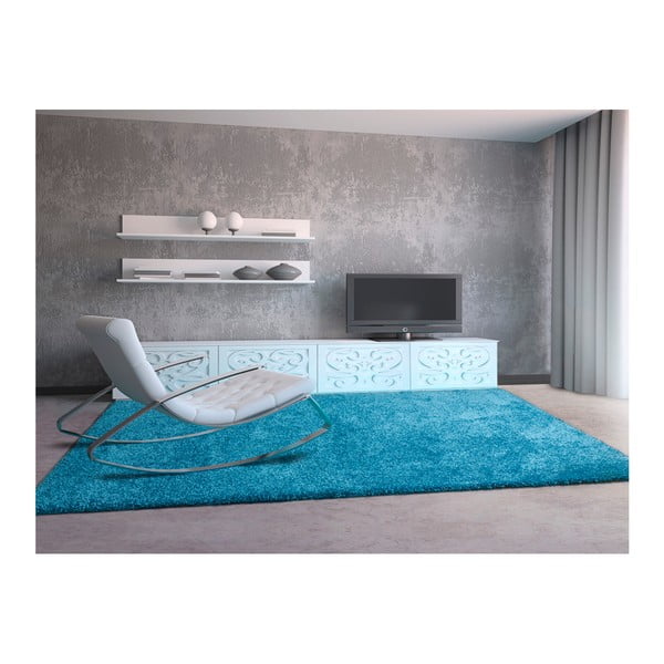 Modra preproga Universal Aqua Liso, 67 x 125 cm-image-1