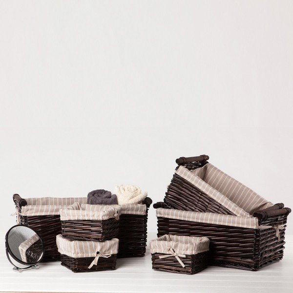 Komplet košar Dark Willow, 6 kosov-image-1