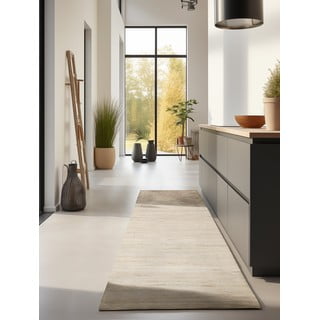 Bež tekač 80x200 cm Handloom – Hanse Home