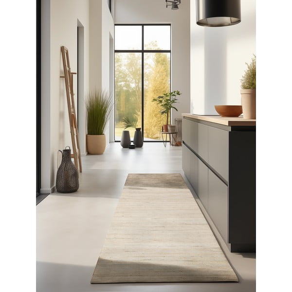 Bež tekač 80x200 cm Handloom – Hanse Home-image-1