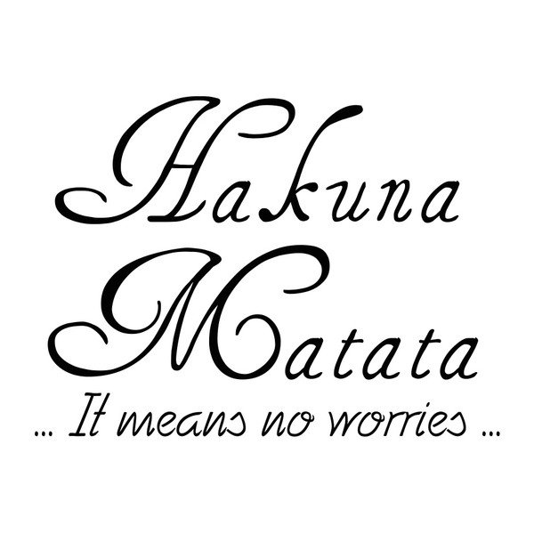 Ambiance Nalepka Hakuna Matata-image-2