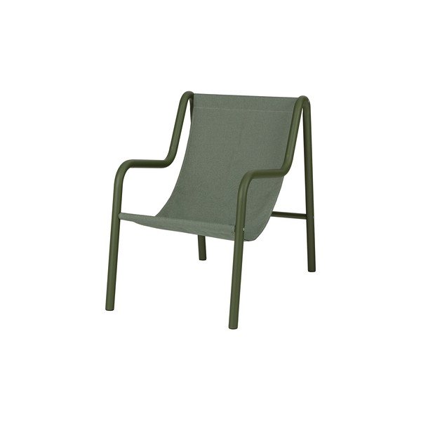 Zelen kovinski vrtni fotelj Nokk – noo.ma