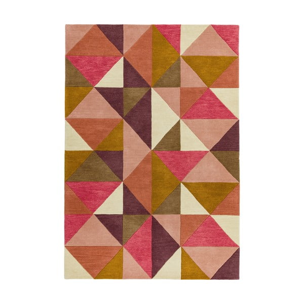 Roza preproga Asiatic Carpets Kite Pink Multi, 200 x 290 cm