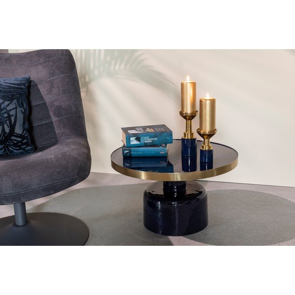 Kovinska okrogla stranska mizica ø 60 cm Glam – Zuiver-image-1