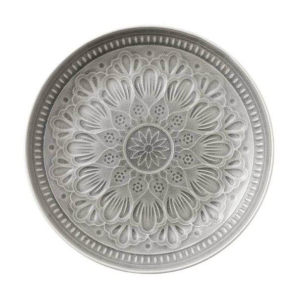 Ladelle Catalina siv lončeni krožnik, ⌀ 27,7 cm