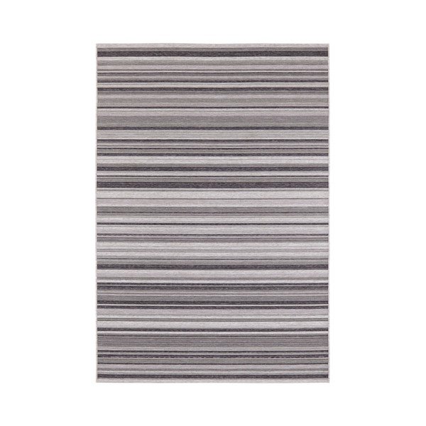 Siva zunanja preproga Elle Decoration Secret Calais, 140 x 200 cm