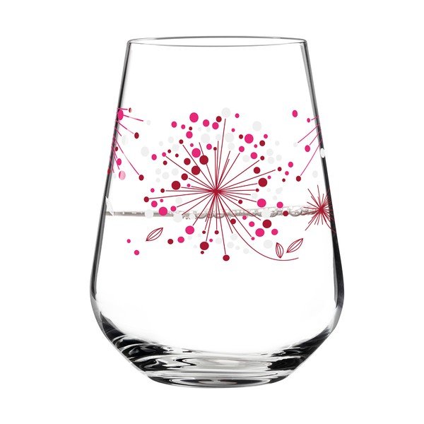 Kristalni kozarec Ritzenhoff Veronique Jacquart Red, 540 ml