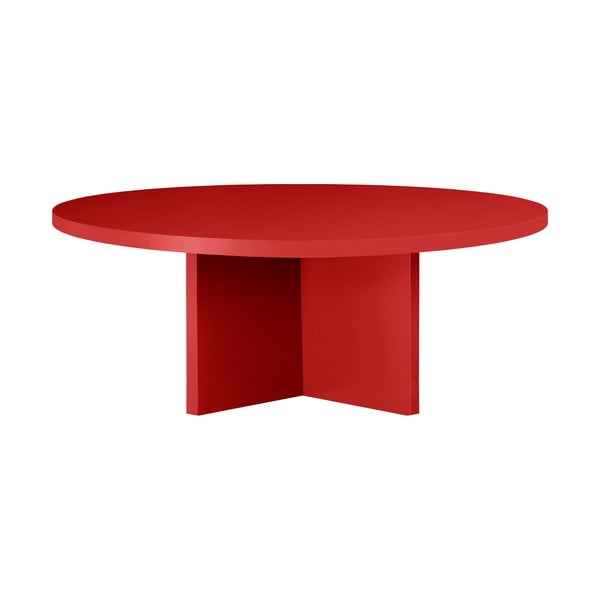 Rdeča okrogla mizica ø 100 cm Pausa – Really Nice Things-image-4