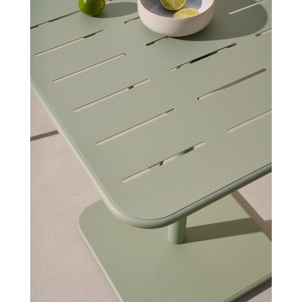 Jeklena vrtna miza 70x70 cm Brai – Kave Home-image-3