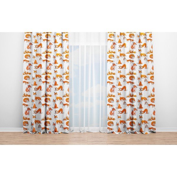 Zavesa OYO Kids Fox Adventures, 140 x 240 cm