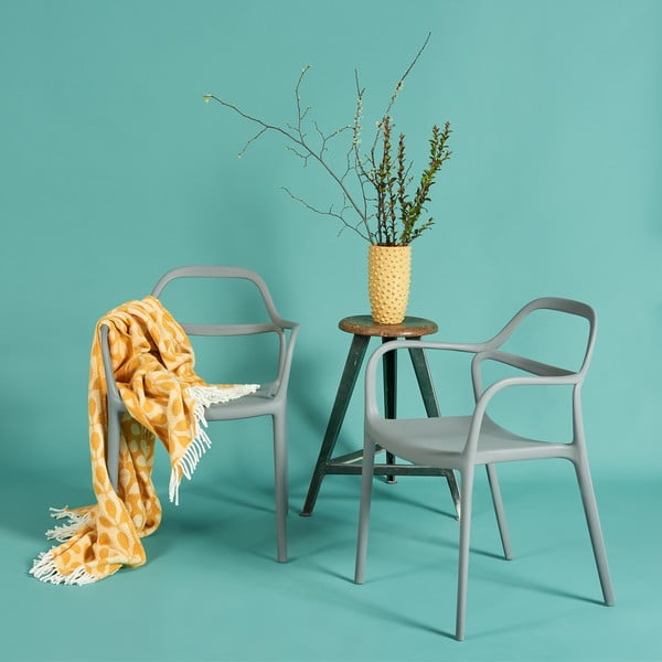 Komplet 2 sivih jedilnih stolov Bonami Essentials Dali Chaur-image-1