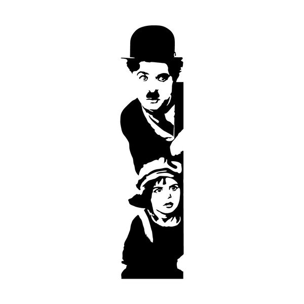 Ambiance Charlie Chaplin nalepka-image-1