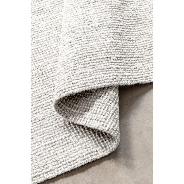 Svetlo siv obojestranski/ročno tkan tekač iz jute 80x200 cm Bouclé Jaipur – Hanse Home-image-4