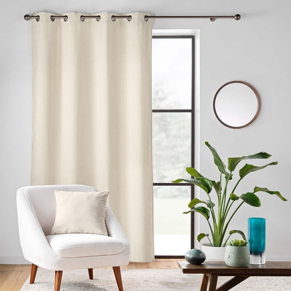 Okrasna blazina iz rebrastega žameta 45x45 cm Nils – douceur d'intérieur-image-1