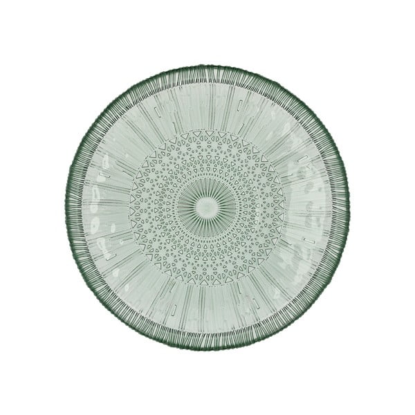 Zelen steklen servirni krožnik ø 30 cm Kusintha – Bitz-image-4
