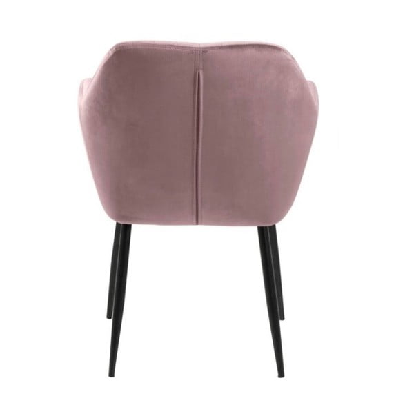 Rožnat oblazinjen jedilni stol Emilia – Actona-image-4