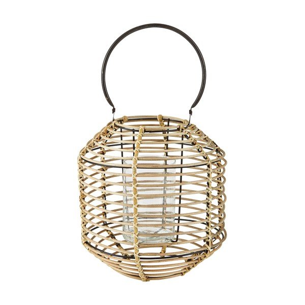 Bambusova svetilka Villa Collection, višina 47 cm