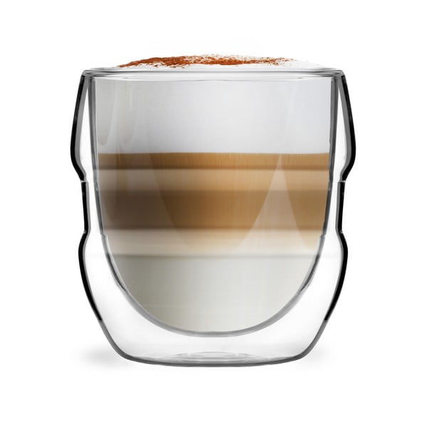 Set 2 kozarcev z dvojno steno Vialli Design Sferico, 250 ml-image-3