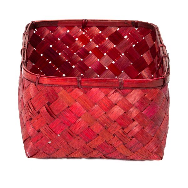 Košara za shranjevanje iz rdečega bambusa Compactor Hanoi, 30 x 23 cm-image-2