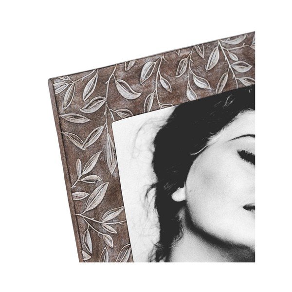 Rjav stoječ okvir iz poliresina 16x21 cm – Ixia-image-1