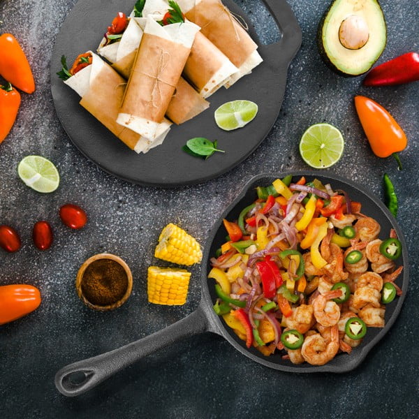 Litoželezna ponev za žar ø 16 cm LITINA – Orion-image-1