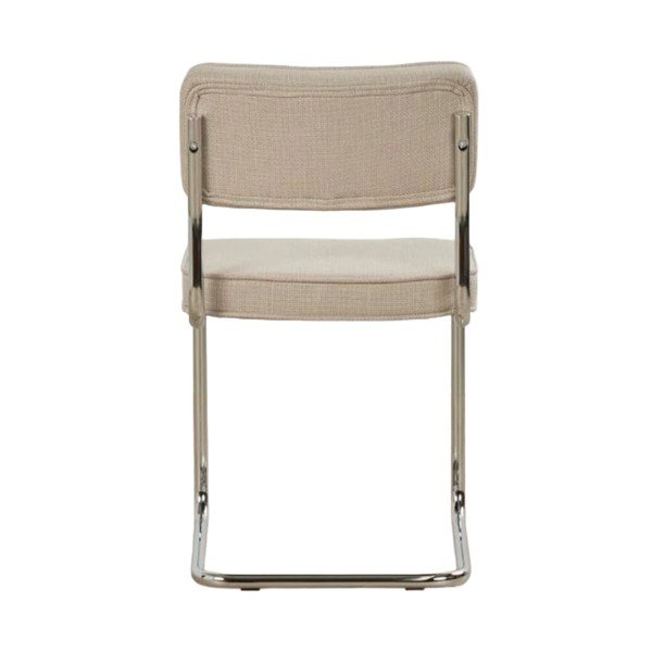 Bež oblazinjen gugalni jedilni stol Rupert – Unique Furniture-image-3