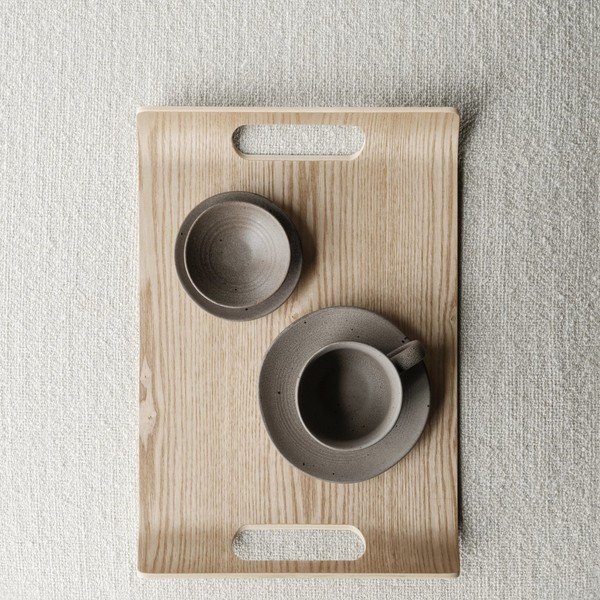 Svetlo rjava keramična skleda ø 8 cm KUMI - Blomus-image-1