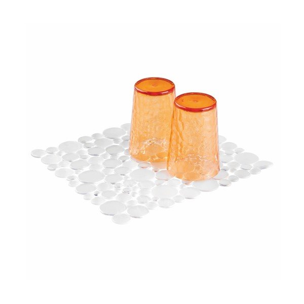 Prozorna podloga za umivalnik InterDesign Blumz, 28 x 30,5 cm-image-1