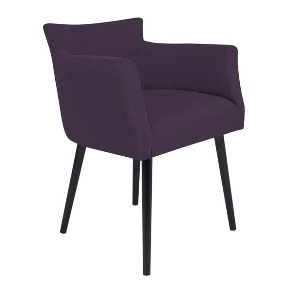 Temno vijoličen stol z nasloni za roke Windsor & Co Sofas Gemini