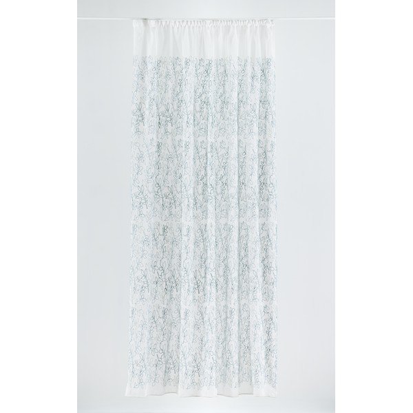 Bela/modra prosojna zavesa 300x260 cm Urma – Mendola Fabrics-image-3