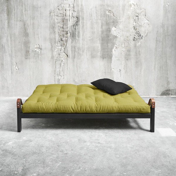 Raztegljiv kavč Karup Poetry Black/Avocado Green/Dark Grey-image-1