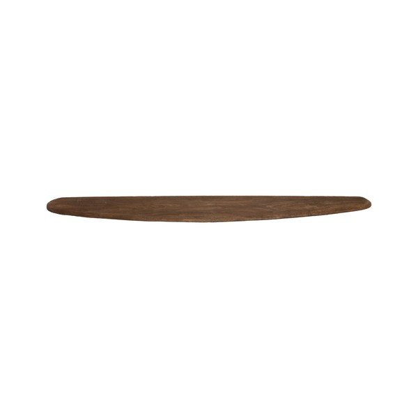 Polica iz masivnega manga v temni naravni barvi 80 cm Ginosu – Light & Living