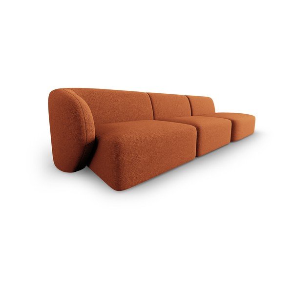 Oranžna sedežna garnitura 302 cm Shane – Micadoni Home-image-2