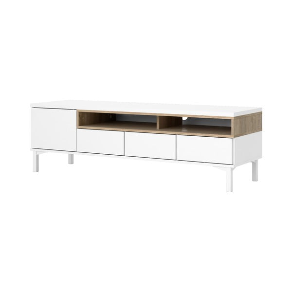 Bela TV omarica 156x48x48 cm Roomers – Tvilum-image-4