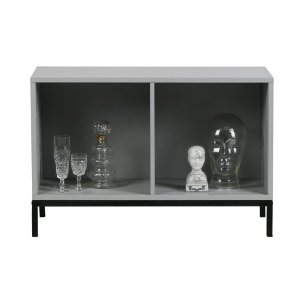 Siva modularna knjižna polica iz masivnega bora 81x41 cm Vt – vtwonen-image-4