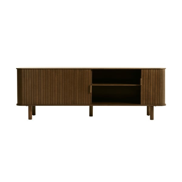 Rjava TV omarica v hrastovem dekorju 56x160 cm Cavo – Unique Furniture-image-1