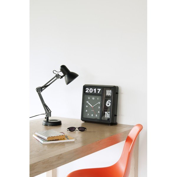 Črna namizna svetilka Leitmotiv Hobby, ø 12,5 cm-image-1