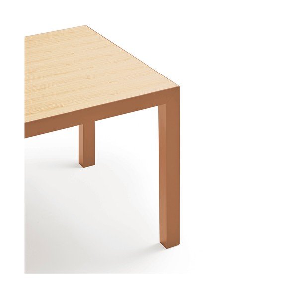 Jedilna miza s hrastovo mizno ploščo 75x180 cm Alma – Teulat-image-3