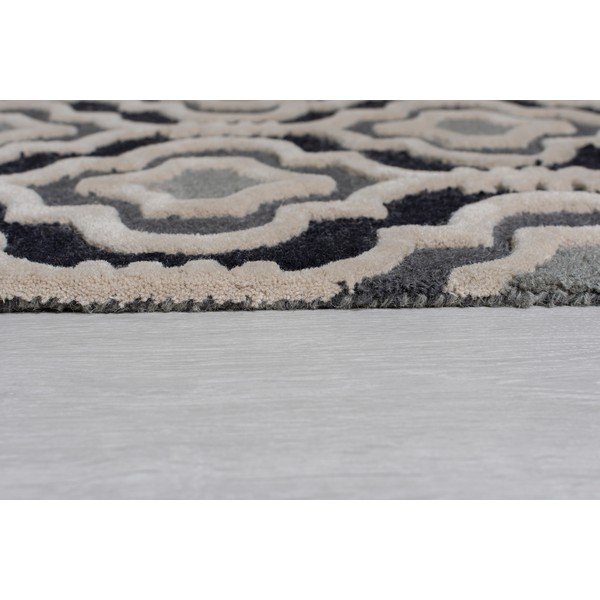 Siva volnena preproga 170x120 cm Moorish Amira - Flair Rugs-image-4