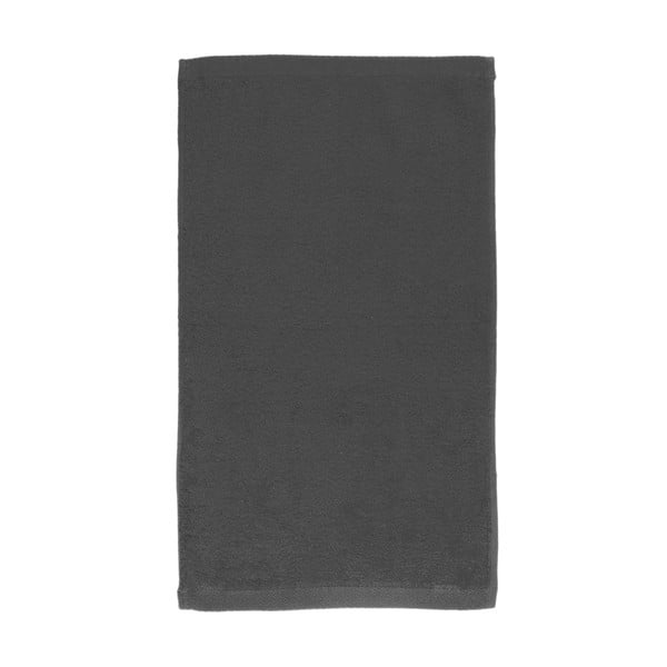 Temno siva bombažna brisača Boheme Alfa, 30 x 50 cm
