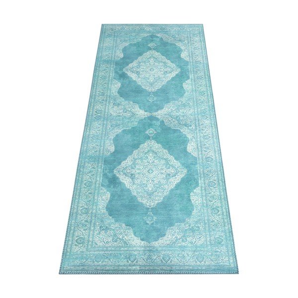 Turkizna preproga Nouristan Carme, 80 x 200 cm-image-4