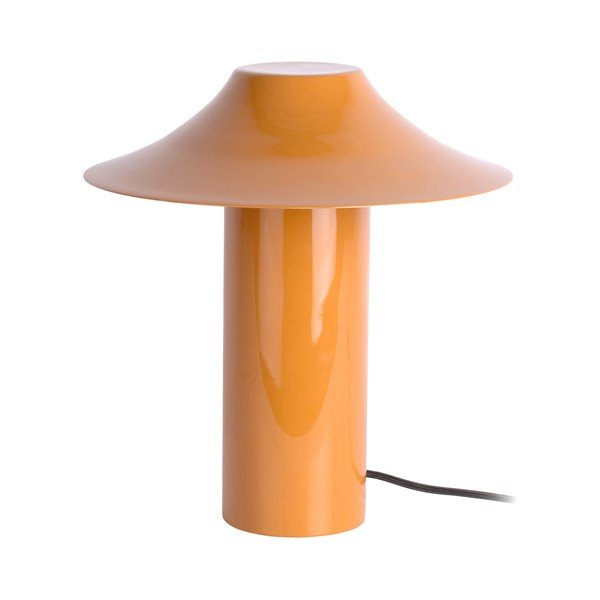 Oranžna kovinska namizna svetilka (višina 32 cm) Catania Trapeze – Leitmotiv