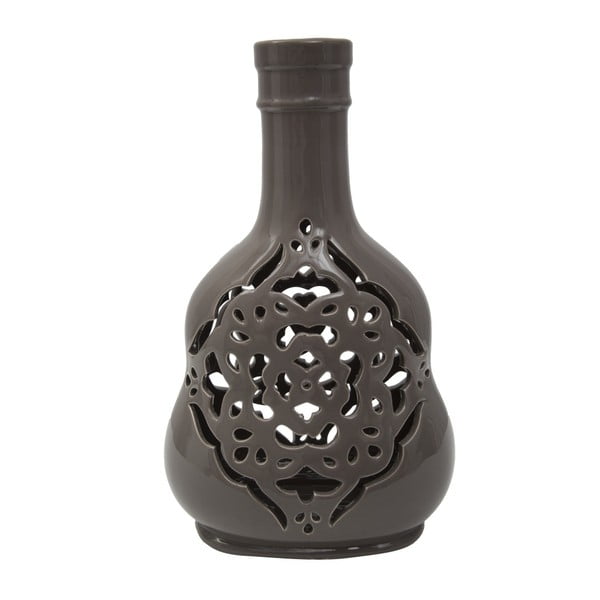 Vaza iz sivega porcelana Mauro Ferretti Carving