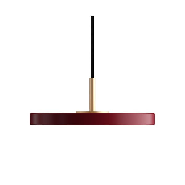 Rdeča LED viseča svetilka s kovinskim senčnikom ø 15 cm Asteria Micro – UMAGE-image-4