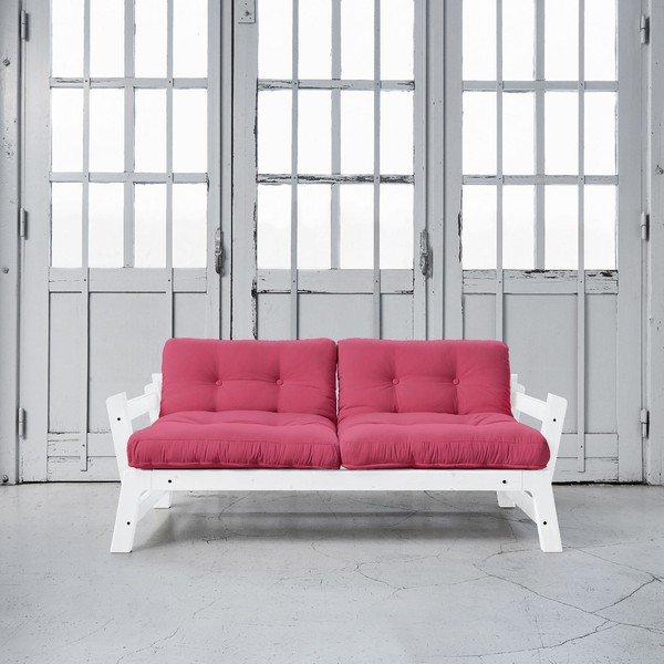 Raztegljiv kavč Karup Step White/Magenta-image-1