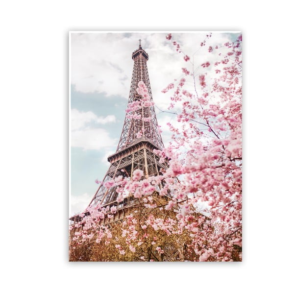 Slika na platnu Styler Romantic Eiffel, 100 x 75 cm