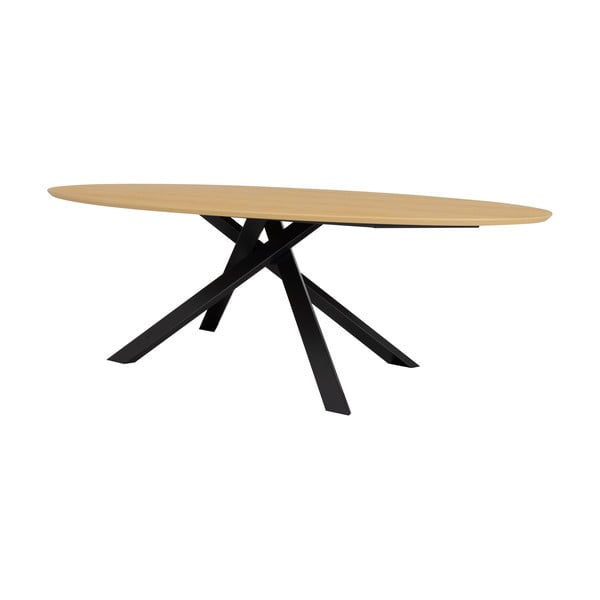 Jedilna miza z mizno ploščo v hrastovem dekorju 120x240 cm Cox – Tenzo-image-3