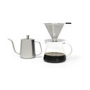 Komplet za pripravo filter kave iz nerjavečega jekla v srebrni barvi 500 ml Slow Coffee – Leopold Vienna